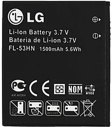 Акумулятор LG P990 Optimus 2X / FL-53HN (1500 mAh) 12 міс. гарантії