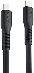 Кабель Proove Eternal USB Type-C - Type-C 60w 3a 1м PD cable Black - фото Кабель Proove Eternal USB Type-C - Type-C 60w 3a 1м PD cable Black