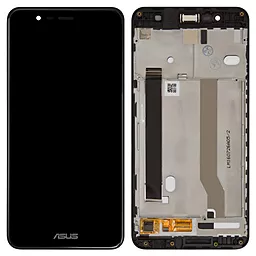 Дисплей Asus ZenFone 3 Max ZC520TL с тачскрином и рамкой, Black - фото Дисплей Asus ZenFone 3 Max ZC520TL с тачскрином и рамкой, Black