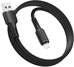 Кабель Ridea RC-M131 Prima USB-A - Lightning 12w 2.4a 1м cable Black - фото Кабель Ridea RC-M131 Prima USB-A - Lightning 12w 2.4a 1м cable Black