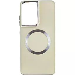 Чохол Epik Bonbon Metal Style with MagSafe для Samsung Galaxy S23 Ultra White