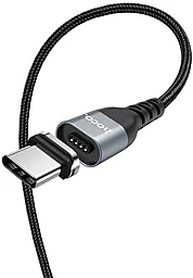 Кабель Hoco U96 Traveller Magnetic Charging Data USB-A - Type-C 15w 3a 1м cable Black - миниатюра 3 Кабель Hoco U96 Traveller Magnetic Charging Data USB-A - Type-C 15w 3a 1м cable Black - миниатюра 3