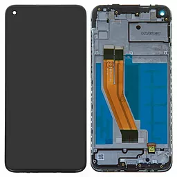 Дисплей Samsung Galaxy A11 A115 USA, Galaxy M11 M115 USA с тачскрином и рамкой, Black