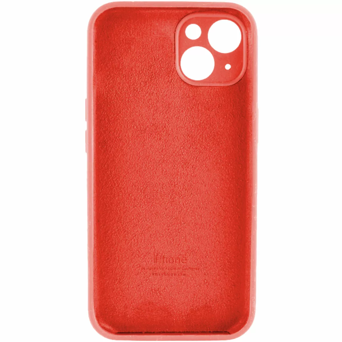Чехол Silicone Case Full Camera для Apple iPhone 14 Peach - фото 2