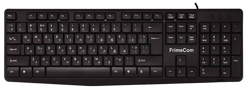 Клавіатура FrimeCom K15 USB Black - фото 1