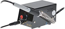 Паяльная станция одноканальная, контактная ZD ZD-927 (паяльник 8Вт, керамический нагреватель, жало D3-2) - миниатюра 3