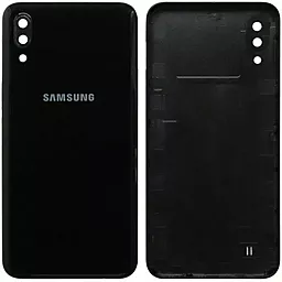 Задняя крышка корпуса Samsung Galaxy M10 M105 со стеклом камеры Charcoal Black