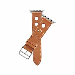 Ремешок для часов COTEetCI W15 Leather для Apple Watch 42/44/45/49mm Brown (WH5221-KR) - миниатюра 4