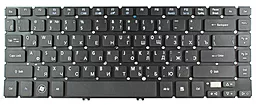 Клавіатура для ноутбуку Acer AS V5-431 V5-471 series без рамки 14.0" підсвітка клавіш чорна