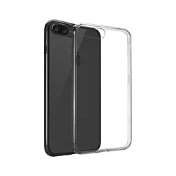 Чохол Silicone Case WS для Apple iPhone 7 Plus, iPhone 8 Plus Transparent