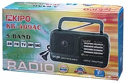 Радиоприемник KIPO KB-409AC Black - миниатюра 5