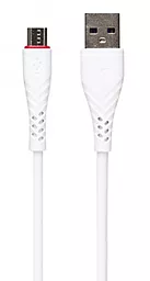 Кабель SkyDolphin S02V USB-A - micro USB 15w 3a 1м cable White (USB-000590) - фото Кабель SkyDolphin S02V USB-A - micro USB 15w 3a 1м cable White (USB-000590)