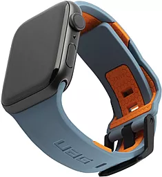 Сменный ремешок для умных часов UAG Civilian Silicone Watch Strap для Apple Watch 38/40/41mm (ARM58393) Slate Orange
