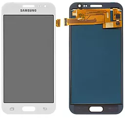 Дисплей Samsung Galaxy J2 J200 2015 з тачскріном, (OLED), White