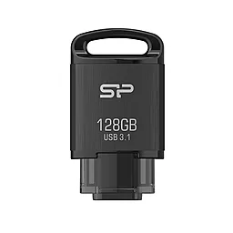 Флешка Silicon Power 3.1 Mobile C10 Type-C 128Gb Black (SP128GBUC3C10V1K) - фото Флешка Silicon Power 3.1 Mobile C10 Type-C 128Gb Black (SP128GBUC3C10V1K)