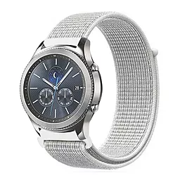Змінний ремінець для розумного годинника Nylon Style для LG Watch Sport W280A (705837) White