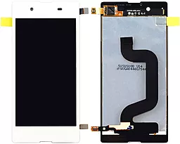 Дисплей Sony Xperia E3 (D2202, D2203, D2206, D2212, D2243) з тачскріном, White