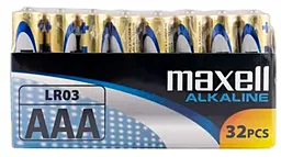Батарейки Maxell AAA / LR03 1.5V Alkaline SHRINK 32шт. (M-790260.04.CN0)