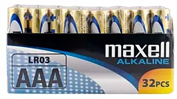 Батарейки Maxell AAA / LR03 1.5V Alkaline SHRINK 32шт. (M-790260.04.CN0) - фото Батарейки Maxell AAA / LR03 1.5V Alkaline SHRINK 32шт. (M-790260.04.CN0)