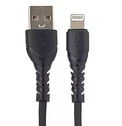 Кабель Proda PD-B47i USB-A - Lightning 12w 3a 1м cable Black - фото Кабель Proda PD-B47i USB-A - Lightning 12w 3a 1м cable Black