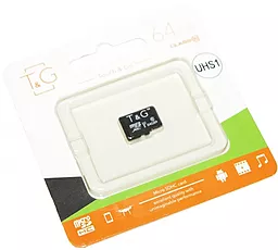 Карта пам'яті T&G microSDXC 64GB Class 10 UHS-I U1 (TG-64GBSDCL10-00) - фото Карта пам'яті T&G microSDXC 64GB Class 10 UHS-I U1 (TG-64GBSDCL10-00)