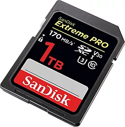 Карта памяти SanDisk SDXC Extreme PRO 1TB Class 10 UHS-I U3 V30 (SDSDXXY-1T00-GN4IN) - миниатюра 3