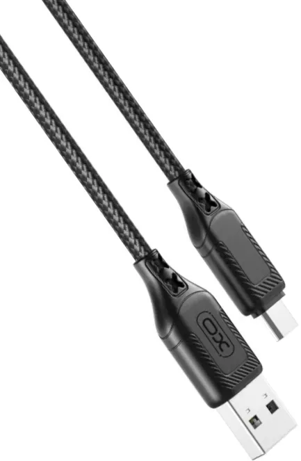 Кабель XO NB235 USB-A - micro USB 12w 2.4a 1м cable Black - фото 2
