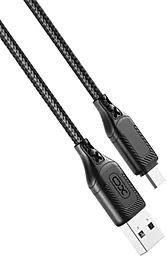 Кабель XO NB235 USB-A - micro USB 12w 2.4a 1м cable Black - миниатюра 2 Кабель XO NB235 USB-A - micro USB 12w 2.4a 1м cable Black - миниатюра 2