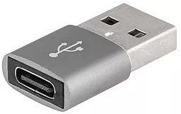 Адаптер-переходник EasyLife M-F USB-A -> USB Type-C Gray