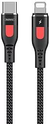 Кабель Remax Super USB Type-C - Lightning 18w 3a 1м PD сable Black (RC-151cl) - фото Кабель Remax Super USB Type-C - Lightning 18w 3a 1м PD сable Black (RC-151cl)