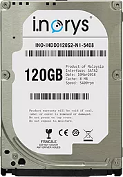 Жесткий диск для ноутбука i.norys 120 GB 2.5 (INO-IHDD0120S2-N1-5408)