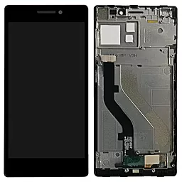 Дисплей Lenovo Vibe X2 (X2-AP, X2-EU, X2-CU) с тачскрином и рамкой, оригинал, Black - фото Дисплей Lenovo Vibe X2 (X2-AP, X2-EU, X2-CU) с тачскрином и рамкой, оригинал, Black
