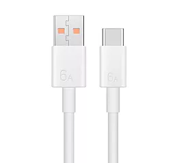 Кабель Huawei CC790 USB-A - Type-C 30w 6a 1м cable White - фото Кабель Huawei CC790 USB-A - Type-C 30w 6a 1м cable White