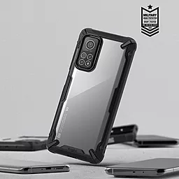 Чехол Ringke Fusion X Xiaomi Mi 10T, Xiaomi Mi 10T Pro Black (RCX4850) - миниатюра 5