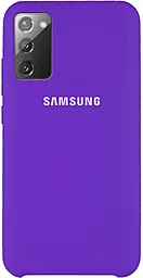 Чехол Epik Silicone Cover (AAA) Samsung N980 Galaxy Note 20 Violet