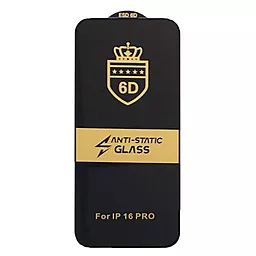 Защитное стекло 1TOUCH 6D Anti-static для Apple iPhone 16 Pro, iPhone 17 Black - фото Защитное стекло 1TOUCH 6D Anti-static для Apple iPhone 16 Pro, iPhone 17 Black