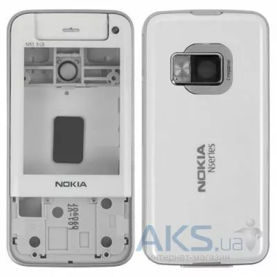 Корпус для Nokia N81 8GB White - фото 1
