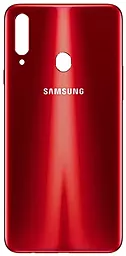 Задняя крышка корпуса Samsung Galaxy A20s 2019 A207 Red - фото Задняя крышка корпуса Samsung Galaxy A20s 2019 A207 Red