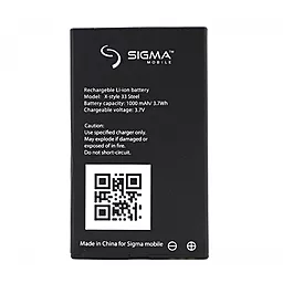 Аккумулятор Sigma mobile X-style 33 Steel (1000 mAh) 12 мес. гарантии - миниатюра 2