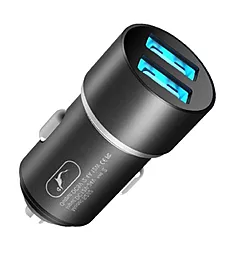 Автомобильное зарядное устройство SkyDolphin SZ02 2.4a 2xUSB-A ports car charger black (AZP-000074) - фото Автомобильное зарядное устройство SkyDolphin SZ02 2.4a 2xUSB-A ports car charger black (AZP-000074)