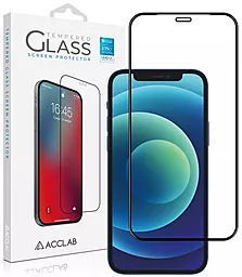 Захисне скло ACCLAB Full Glue Apple iPhone 12 Mini Black (1283126508226) - фото Захисне скло ACCLAB Full Glue Apple iPhone 12 Mini Black (1283126508226)