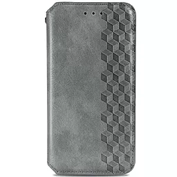 Чехол GETMAN Кожаный Cubic (PU) Xiaomi Redmi Note 10 5G, Poco M3 Pro Grey