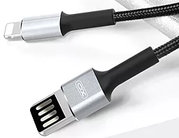 Кабель USB XO NB116 Two Sides 2.4A Lightning Cable Black