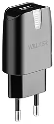 Сетевое зарядное устройство Walker WH-11 1a USB-A car charger black