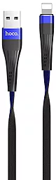 Кабель Hoco U39 Slender USB-A - Lightning 12w 2.4a 1.2м cable Blue