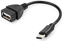 OTG-переходник Vinga USB2.0 to USB Type-C Black (VCPDCOTGTCBK)