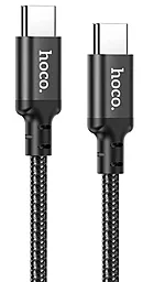 Кабель Hoco X14 Double Speed USB Type-C - Type-C 60w 3a 1м PD cable Black - фото Кабель Hoco X14 Double Speed USB Type-C - Type-C 60w 3a 1м PD cable Black