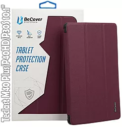 Чехол для планшета BeCover Smart Case для Teclast M40 Plus, P40HD, P30S 10.1" Red Wine (709549) - фото Чехол для планшета BeCover Smart Case для Teclast M40 Plus, P40HD, P30S 10.1" Red Wine (709549)