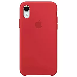 Чехол Apple Silicone Case 1:1 iPhone XR Red