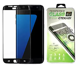 Защитное стекло PowerPlant 3D Full Cover Samsung G930 Galaxy S7 Black (DV003D0009)